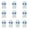 A, variant on YuanGuangQ Halloween Glow In The Dark Ghost Doll 20 Pack, Mini Micro Landscape Horror Decorations, DIY Spooky Ornament for House Party