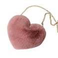 thumbnail image 3 of Bolso bandolera jinwen Corazón Felpa Rosa, 3 of 8