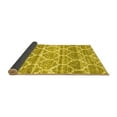thumbnail image 2 of Ahgly Company Indoor Rectangle Trellis Yellow Modern Area Rugs, 2' x 3', 2 of 4