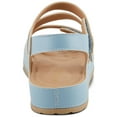 thumbnail image 3 of Patrizia Women's AREZA Asymmetrical Slingback Flat Sandals Denim Blue EU 39 / US 8.5, 3 of 5