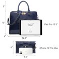 thumbnail image 6 of Dasein Women Handbags Fashion Satchel Purses Top Handle Tote Work Bags Shoulder Bags with Matching Clutch, 6 of 9