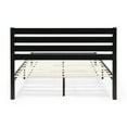 thumbnail image 3 of Noble House Kaylin Queen Size Bed with Headboard, Natural and Black Finish, 3 of 7