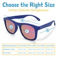 thumbnail image 6 of JAN & JUL Toddler Polarized Sunglasses for Boy and Girl, UV400 (M: 2-6 Years, Navy Aurora), 6 of 7