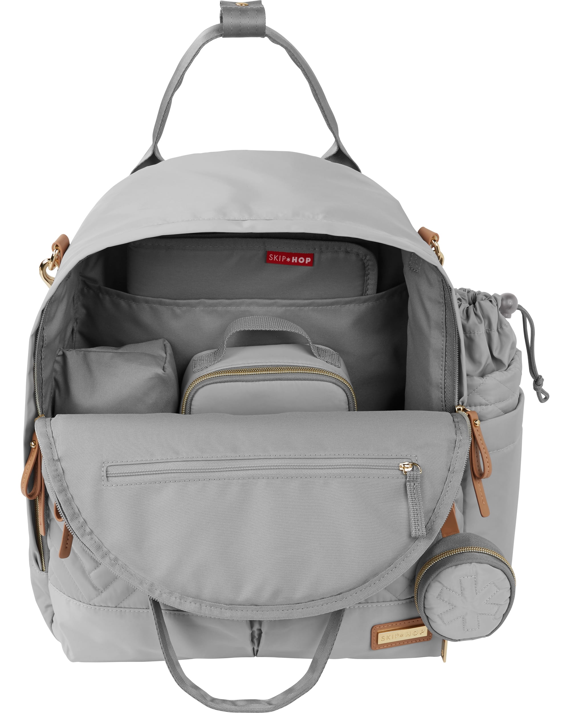 Skip Hop Suite Chic 6-in-1 Diaper Backpack Set with Accessories