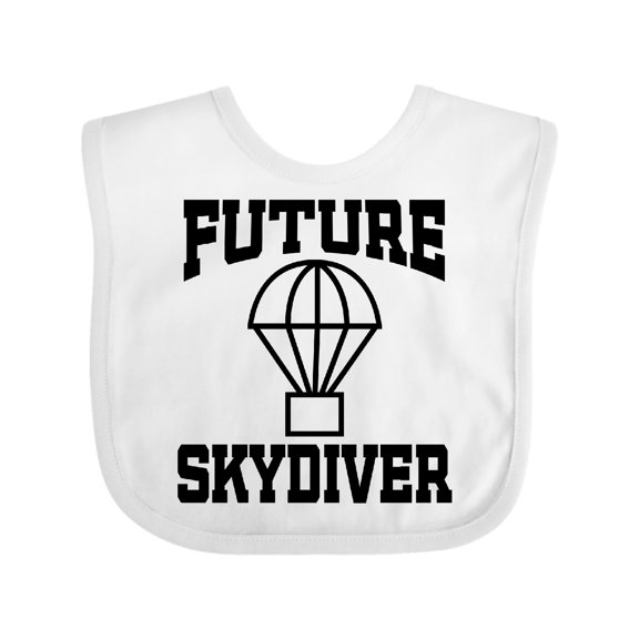 Inktastic Future Skydiver Boys or Girls Baby Bib
