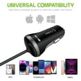 thumbnail image 5 of Cellet 30 Watt / 6.1 Amp Apple MFi Certified Lightning 8-Pin Cable with Extra USB-C Port Car Charger Compatible to iPhone 14, 13, 12, 11, X, 8, 7, 6, 5 Series, 5 of 8