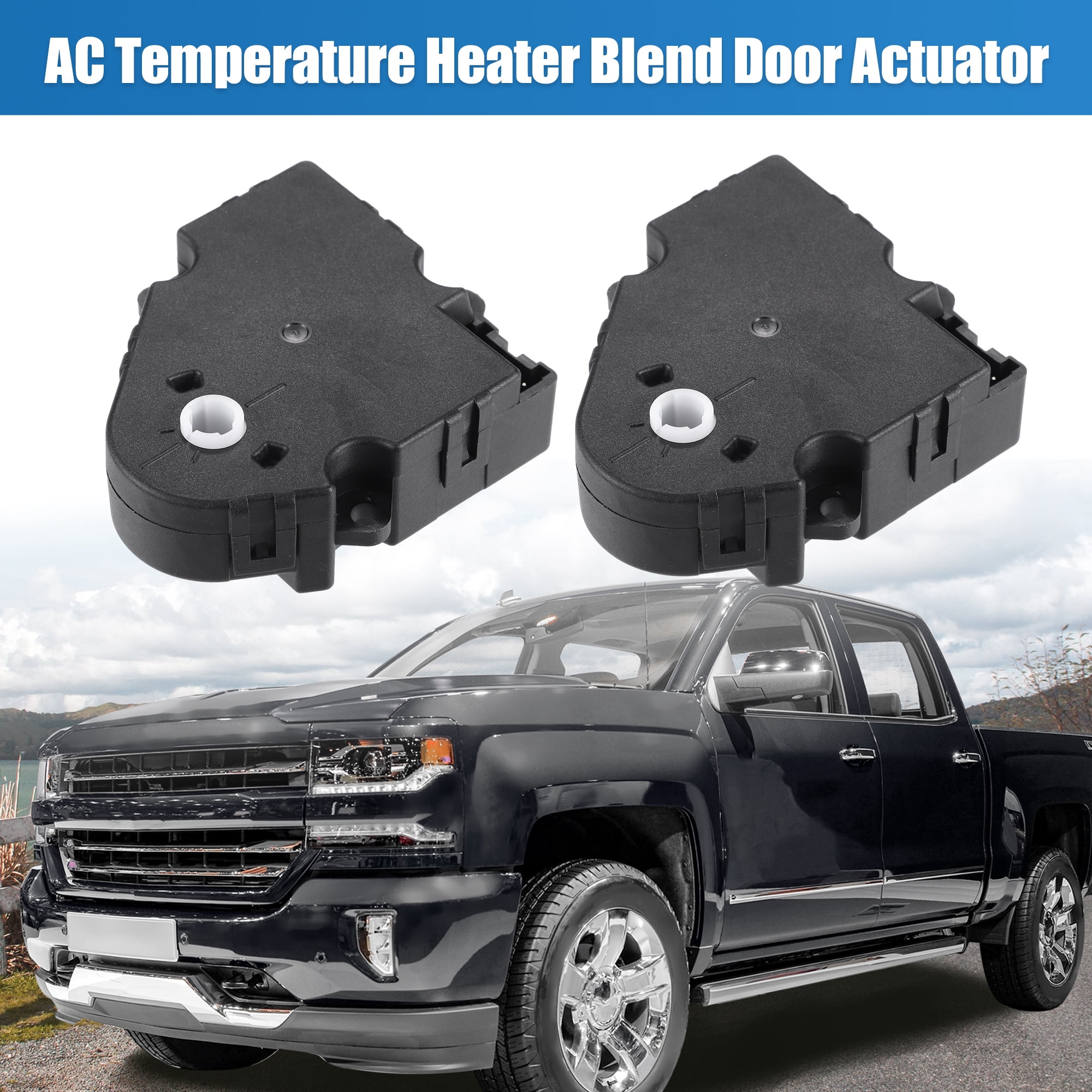 Unique Bargains 2pcs HVAC Air Door Actuator Heater Blend Door Actuator for Chevy