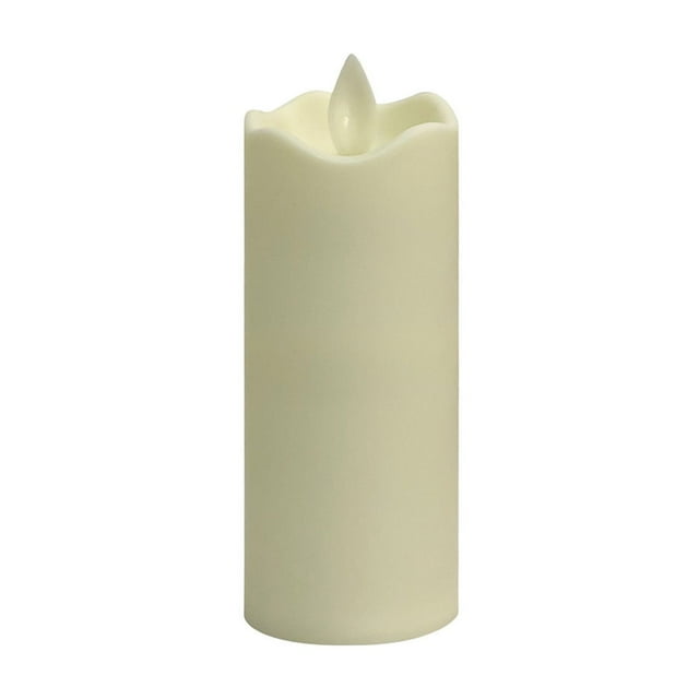 Electronic Candle Lights Wave Shape Glossy Simulation Candle Wedding Birthday Ambience Decorations