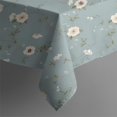 thumbnail image 5 of Pioneer Flower Floral Print Pattern Rectangle Tablecloth 60"x102",Waterproof Polyester Rectangle Table Cloth, Wipeable Spillproof Polyester Tablecloth for Dining, Camping, Indoor and Outdoor, 5 of 6