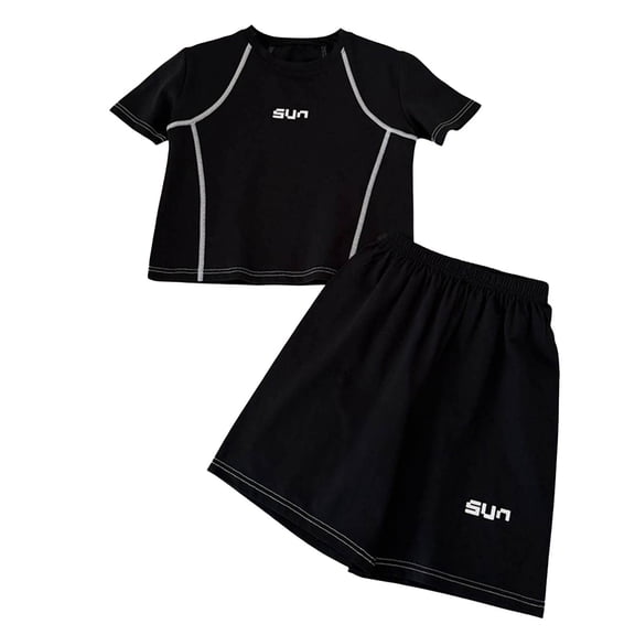 UYYX Boys' Clothing Sets 7 Year Old Boy Clothes Kids Tween Boy Clothes Casual Short Sleeve 2Pcs Shorts Summer Clothing Set