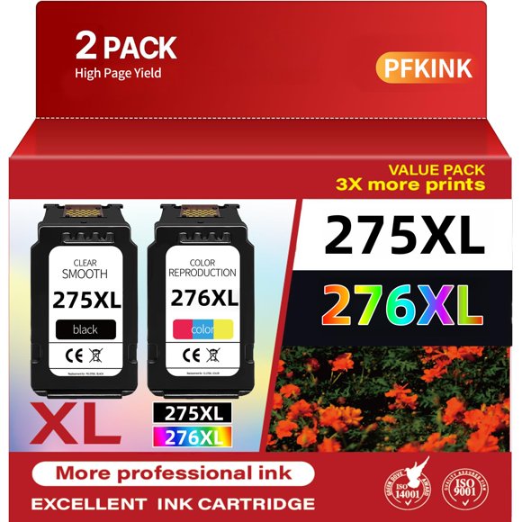 Paquete combinado de cartuchos de tinta PFKink 275XL 276XL para Canon