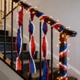 thumbnail image 6 of Patriotic Streamers for 4th of July Decorations – Red White and Blue Crepe Paper Streamers, 4 Pack, 118 Inches Each, for Party, Stair Railing, and Ceiling Decor, 6 of 6