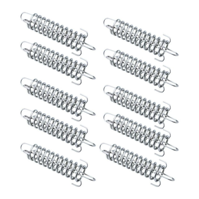 Juego de 10 hebillas de resorte para columpio de tienda de campaña, hebillas de gancho fijas para toldo, hebilla de cuerda de viento portátil para
