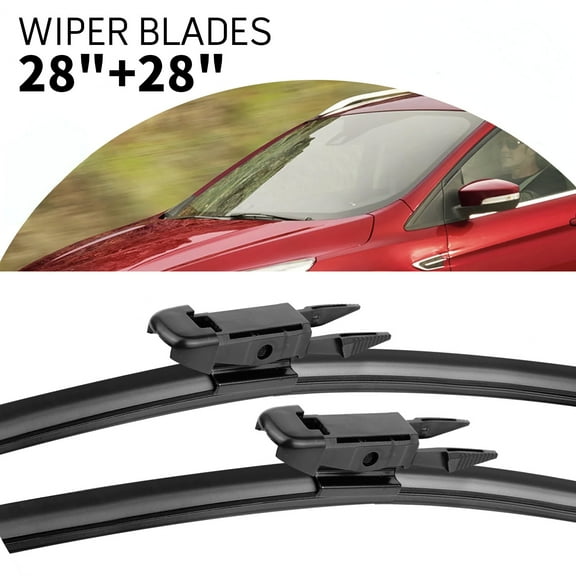 LINGDA Pinch Tab 28" 28" Front Wiper Blades Replacement for Ford Escape|Edge|Focus