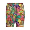 thumbnail image 4 of Wukai Colorful Dinosaur Men’s Short Pajama Pants With Pockets Soft Sleep Pj Shorts for Men-4X-Large, 4 of 6