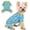 Blue Duck, variant on Dog Pajamas Pjs All Season Dog Clothes for Small Dogs Girl Boy, Soft Stretchy Tiny Chihuahua Yorkie Puppy Clothes Doggie Onesies Cat Pet Jammies Outfit, Pink Butterfly XS