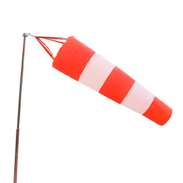 Calcetines de viento - Bolsa tipo calcetín para medir el viento hecha de poliéster antidesgarro - Para aeropuertos, granjas y parques al aire libre