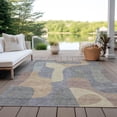thumbnail image 4 of Dalyn Rugs Machine Washable Indoor/Outdoor Chantille Gray 9' x 12' Rug, 4 of 9