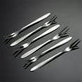 thumbnail image 2 of Maoww Fruit Fork Stainless Steel Cake Candy Dessert Forks Party Tableware Solid Toothpicks Bento Box Cutlery Accessories Type 3, 2 of 9