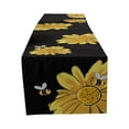 thumbnail image 1 of DJN Clearance Sale Decorative Table Banner Sunflower And Floral Pattern Table Runner Heat Insulating And Non Slip Linen Placemat For Summer Flax C One Size, 1 of 4