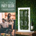 thumbnail image 5 of Sprightly Champagne 4 Glasses Holder Stand, Party Drinks Wall with Faux Greenery Glass Holder, 5 of 7
