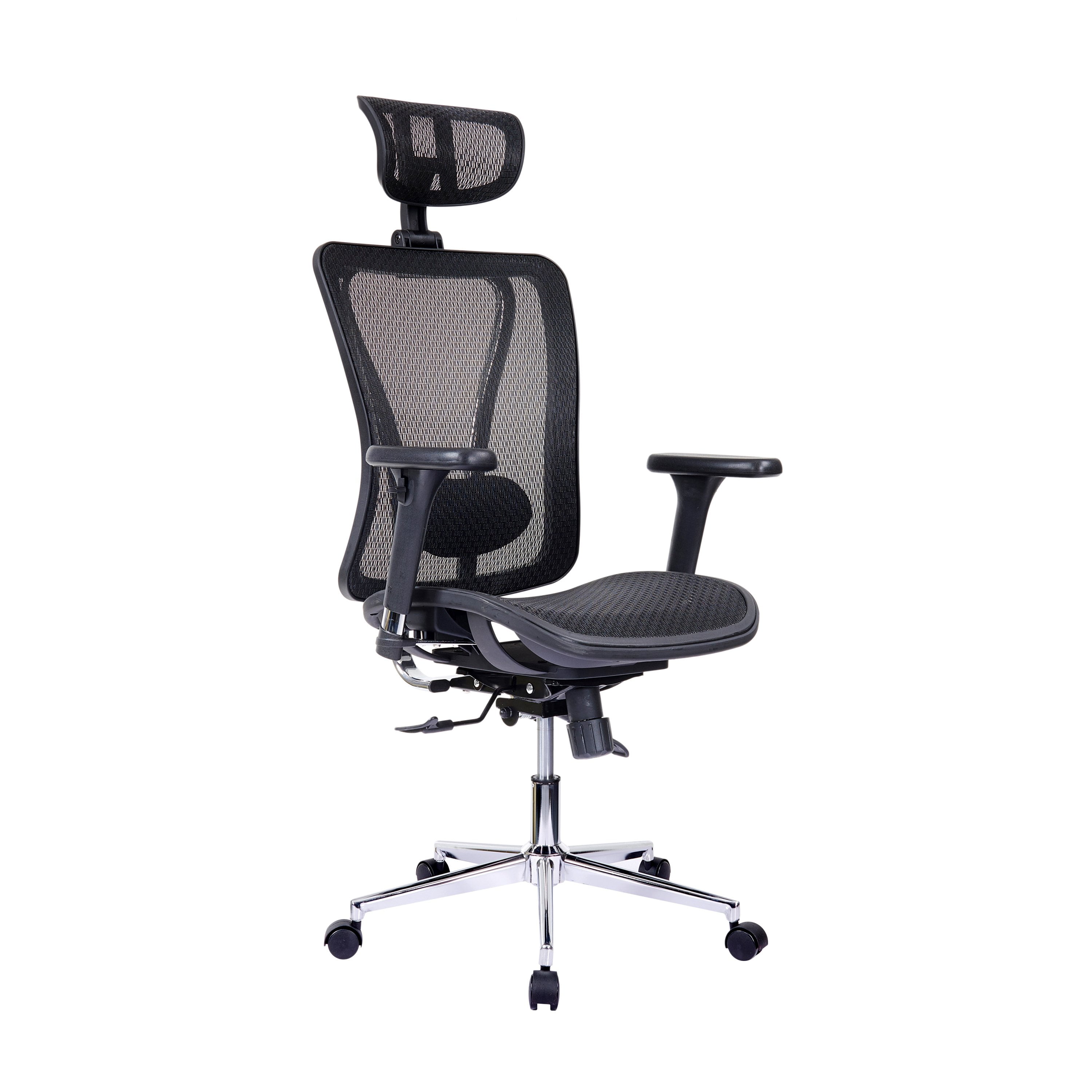 Techni Mobili High Back Executive Mesh Office Chair with Arms, Headrest