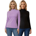thumbnail image 1 of Set 2 Blusas Mujer Manga Larga Interior Unitalla Térmico Invierno Dama, 1 of 5
