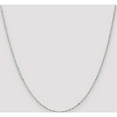 thumbnail image 2 of 14K White Gold Wg 1.1mm Singapore Chain (20 X 1.1) Made In South Africa pen167-20, 2 of 5