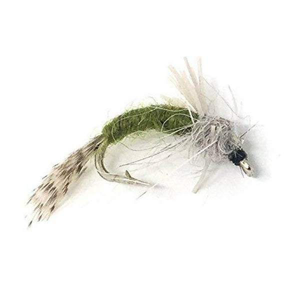 Fly Fishing Nymph Flies for Trout WD-50 Nymph - One Dozen Wet Flies - 3 Sizes
