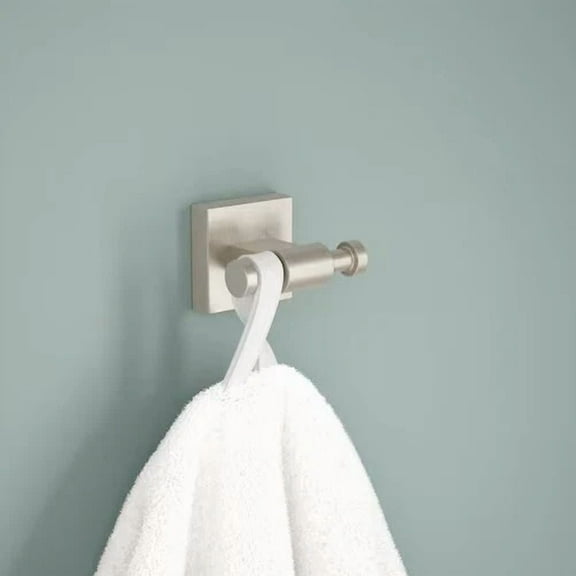 Lot Of 2 Franklin Brass Maxted Double Robe Or Towel Hook Satin Nickel Max35-Sn