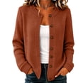 thumbnail image 2 of Oversized Cardigan Sweaters for Women Lightweight Knit Sweaters Button up Plus Size Cardigan Long Sleeve Tops Work Office, Daily Wear, 2 of 6