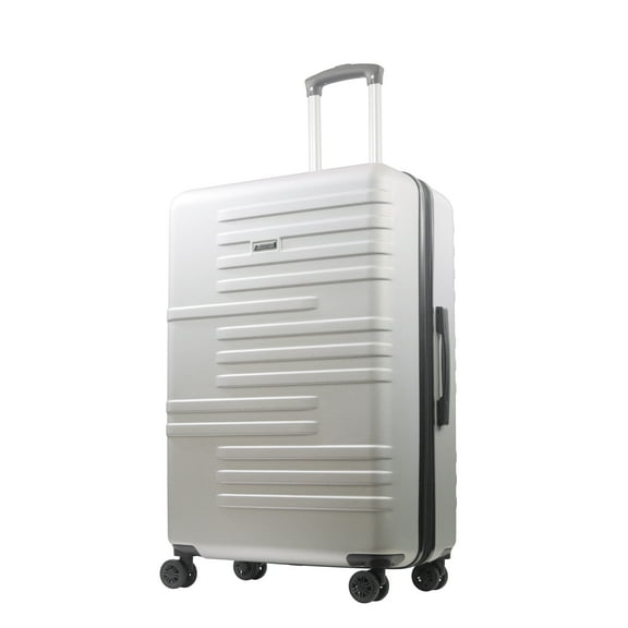 American Dreamliner 30 Inch Rolling Luggage, Hardshell Suitcase with Spinner Wheels, Silver Grey