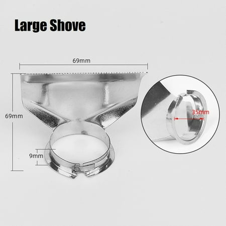 

1Pc Stainless Steel Air Soldering Station Nozzle For Spoon Building Hair Dryers