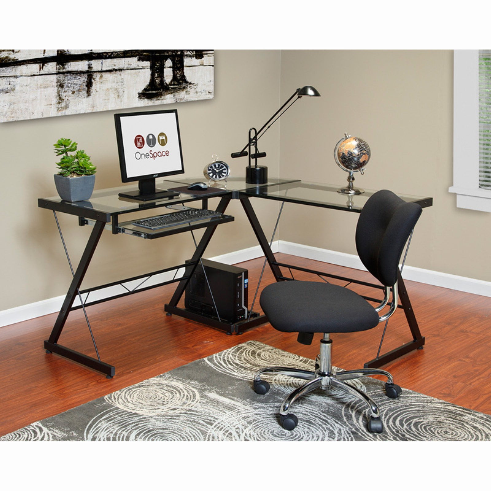 Onespace Ultramodern L Shaped Computer Desk Com