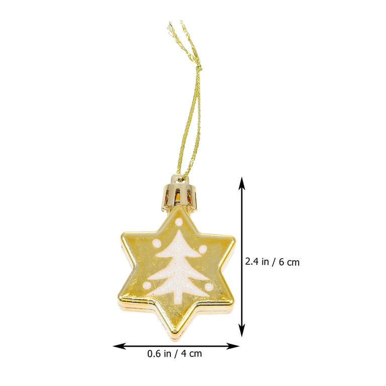 1 Set of DIY Diamond Painting Christmas Pendant Christmas Tree Hanging Pendant Cute Diamond Painting Pendant Decorative