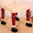 thumbnail image 2 of Bearachild Cubierta de la silla Decoración de Navidad Suministros de vacaciones Diseño lindo Año Nuevo Accesorios para el hogar Cubiertas de de Kits de decoración para fiestas, 2 of 6
