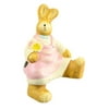 Bunny Rabbit Baby Shower Cake Topper Figurine Infant Nursery Decoration