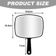 thumbnail image 2 of CNKOO Large Hand Mirror  Handheld Mirror With Handle  Salon Mirror For Barber Hairdressing - blue, 2 of 6