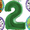 Multi, variant on Scooby Doo 2nd Birthday Party Supplies Balloon Bouquet Decorations - Green Number 2