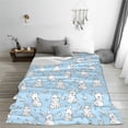 thumbnail image 5 of Sikiie Rabbit And Bird Ultra-Soft Micro flannel Blanket Luxury All Seasons Warm Blanket for Bedding Sofa and Travel (4 sizes)-40"x30", 5 of 7