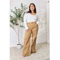 thumbnail image 6 of RISEN Full Size Fringe Hem Wide Leg Jeans, 6 of 11