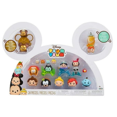 Disney Tsum Tsum Multi-pack Set 24 Pieces with Exclusive Gold Figures