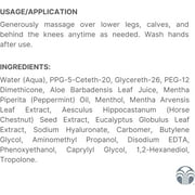 Nu Skin Epoch Ice Dancer Invigorating Leg Gel, Cooling Gel for Tired Legs with Wild Mint, Horse Chestnut, Eucalyptus, Menthol, Alcohol-Free, Non-Sticky Formula, 100 ml