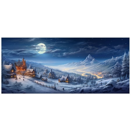 

Christmas Garage Door Decoration Christmas Garage Door Banner Mural Cover 7 X 16 Feet Large Merry Christmas Sign For Christmas Holiday Party