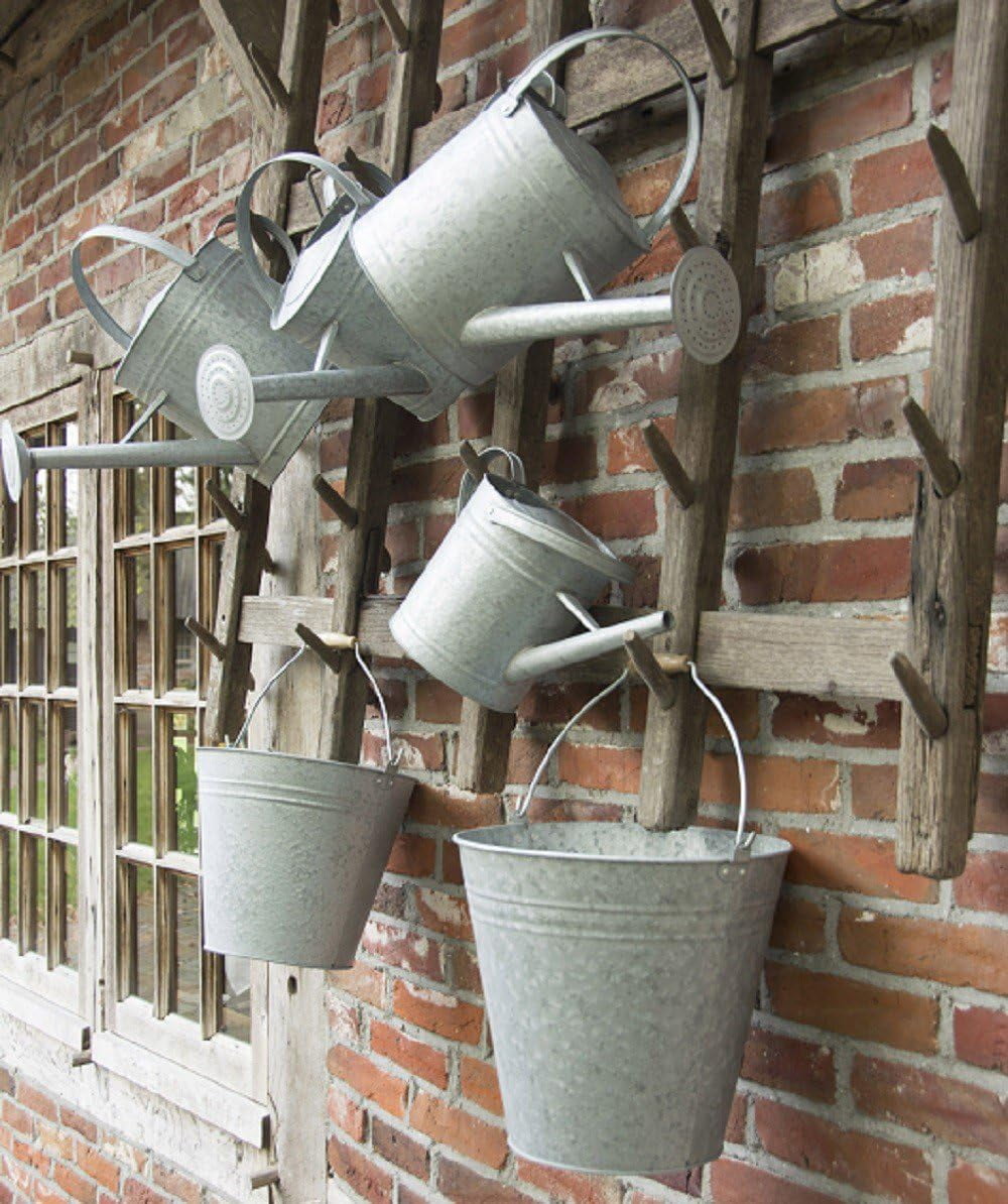 Esschert Design USA OZ45 6.6 Litre Old Zinc Watering Can - Large