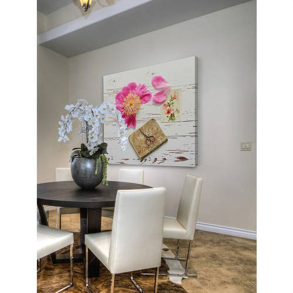 Marmont Hill - "Peony Still Life" by Sylvia Cook Painting Print on Wrapped Canvas