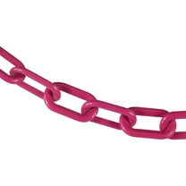 2" x 10 Safety Pink Plastic Safety Chain