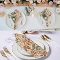 thumbnail image 3 of Fall Leaves Cloth Napkins, Farmhouse Retro Botanical Floral Washable and Reusable Dinner Napkins Set of 4, Table Napkin for Kitchen Party Birthday Wedding Hotel Housewarming 20"x20", 3 of 9