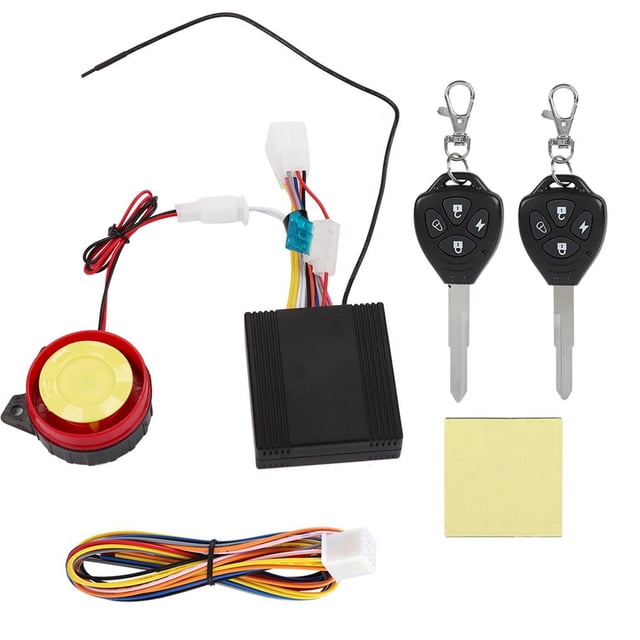 Moto Sistema De Alarma De Seguridad Antirrobo Scooter Doble Scooter Control Remoto 125Db 12V Cateissary EL007679-00