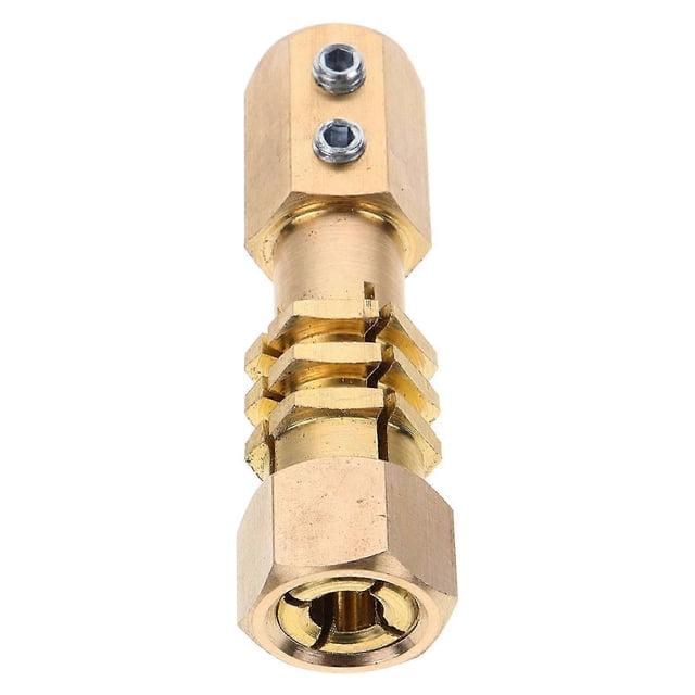 Dent Repair Welder Locking Head Car Body Repair Machine Spare Part Golden 9.80X2.50X2.50CM Copper Secure Connecting 1Pcs